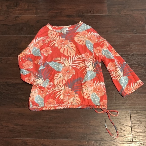 Rachel Zoe Floral Print Blouse, sz Medium. - Picture 4 of 8